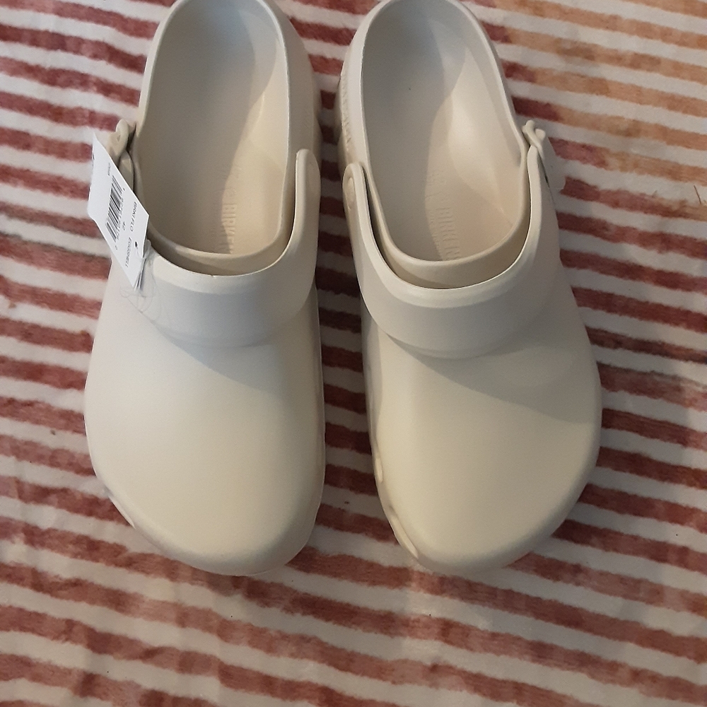 Birkenstock Flow EVA Clogs in Eggshell Unisex